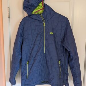 Helly Hansen Men's Blue Hooded Insulator Jacket - M